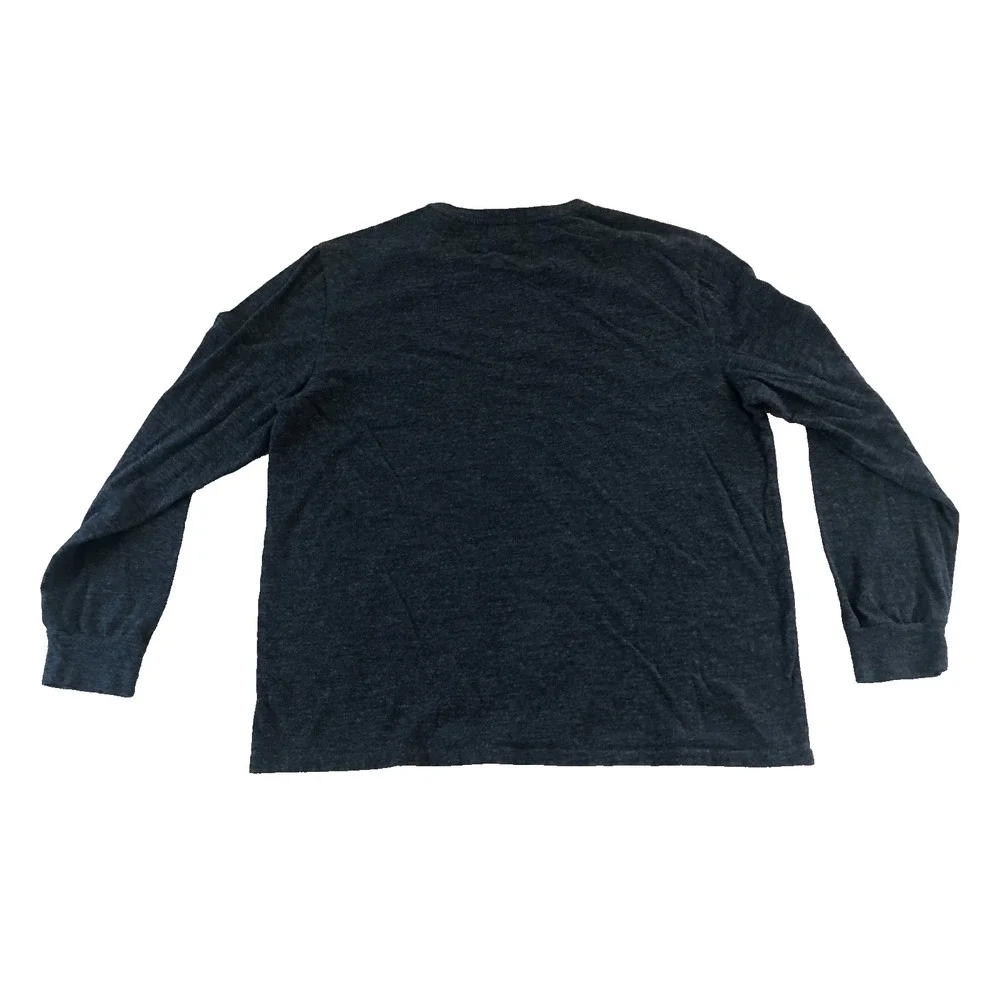 Polo Ralph Lauren‎ Long Sleeve T-Shirt Men's XL Charcoal Grey Preppy Old Money